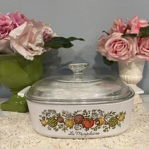 Vintage Corning Ware Spice Of Life, La Marjolaine, A-2-B, 2 Quart Dish